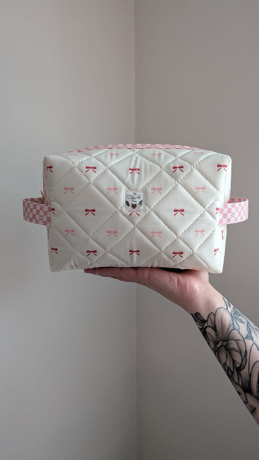 Willow Cream Bow Pouch