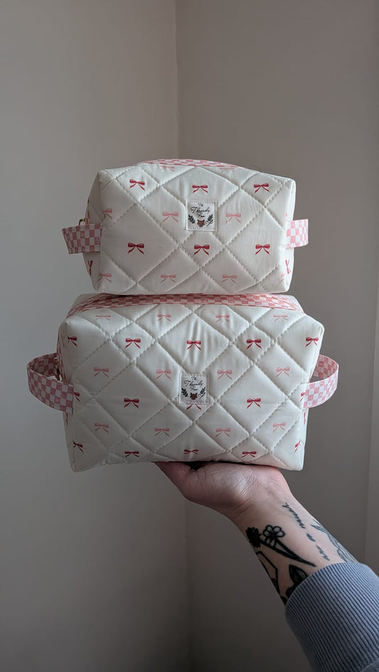 Willow Cream Bow Pouch